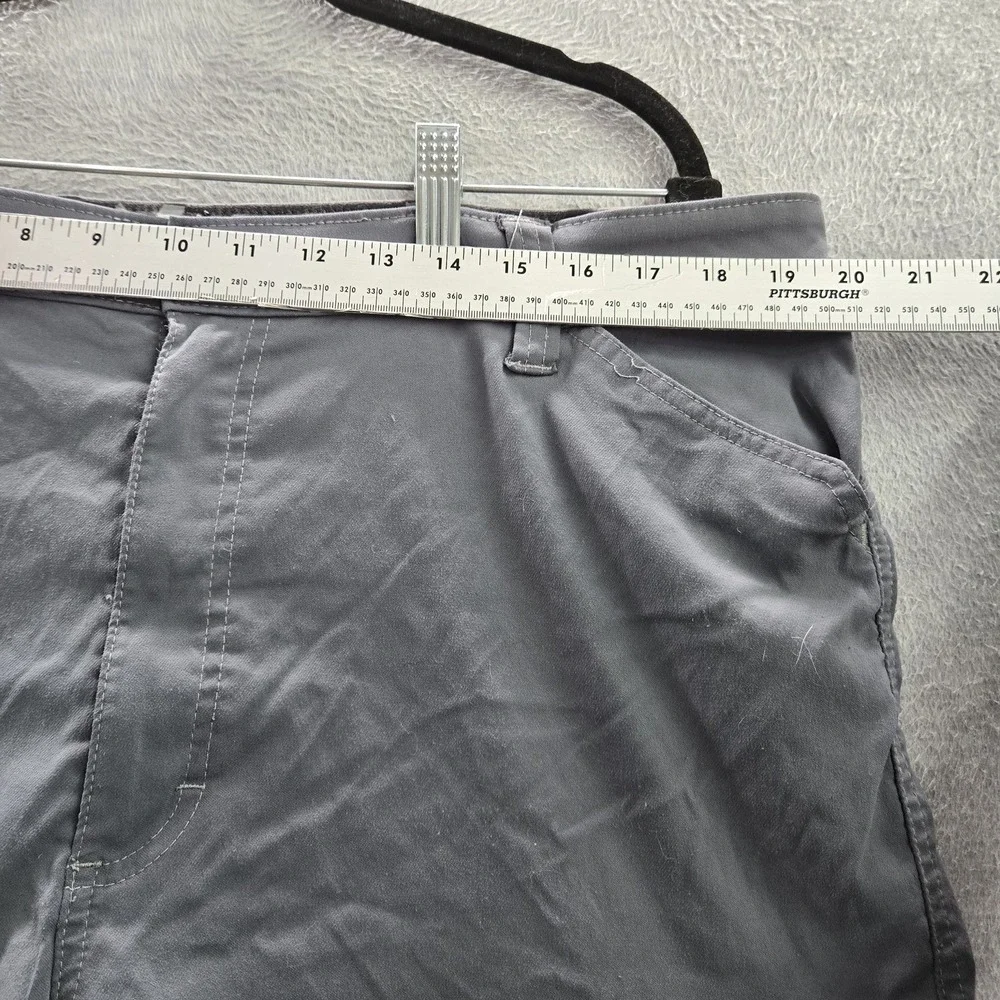Wrangler Men Activewear‎ Shorts 40 Gray Nylon Spandex Cargo All Terrain Gear
